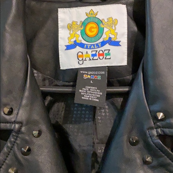 Faux Leather jacket with Studs - Picture 4 of 4